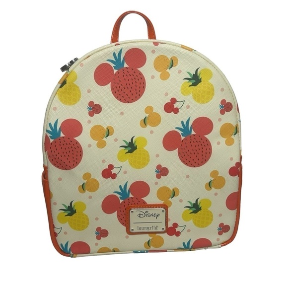Loungefly Disney Mickey Mouse Spring Fruit Mini Backpack - Picture 3 of 14